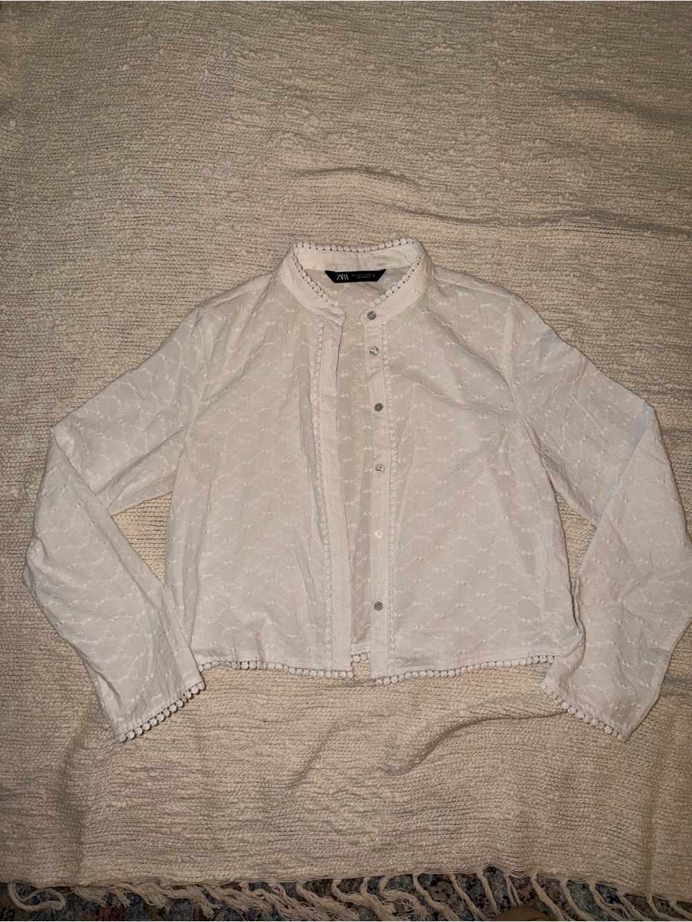 Zara White Button Up Shirt